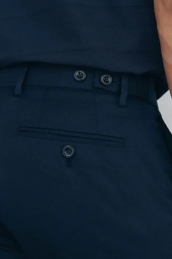 Slim-fit print chino pants