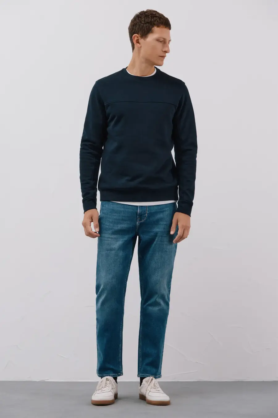 Crew-neck sweatshirt