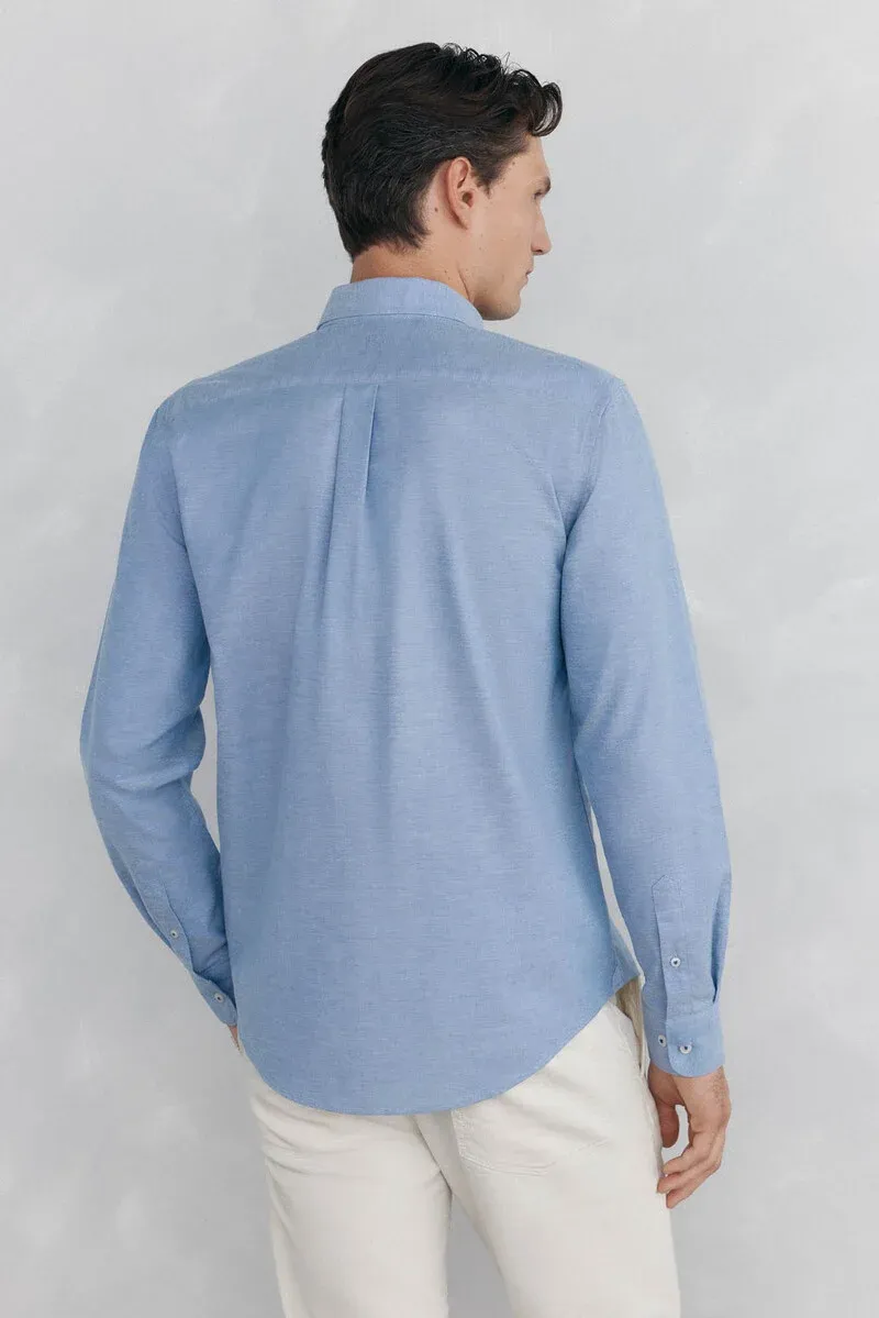 Plain non-iron oxford shirt