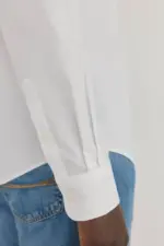 Plain non-iron oxford shirt