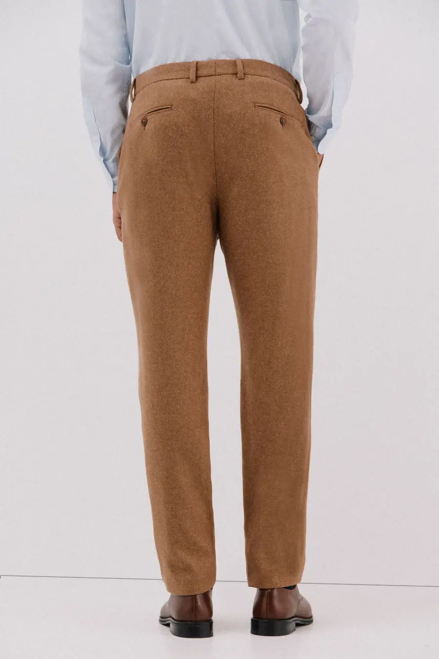 Camel wool pants