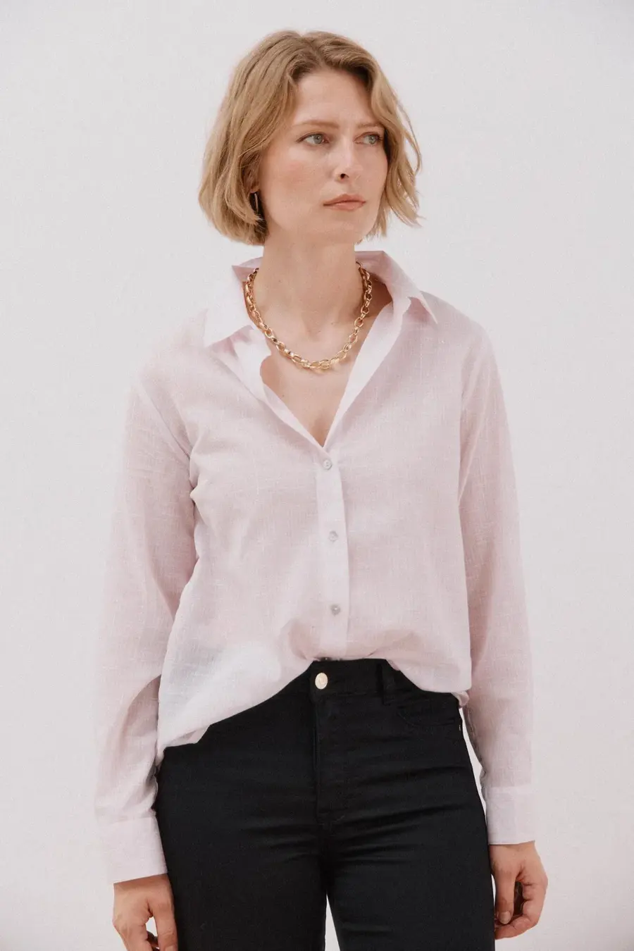 striped cotton shirt