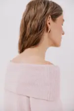 Multi-position neck sweater