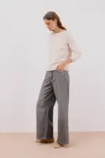 Multi-position neck sweater