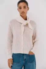 knitted scarf jacket