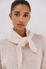 knitted scarf jacket