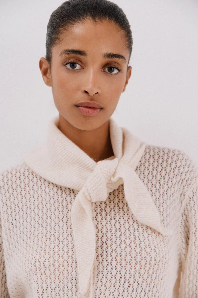 knitted scarf jacket