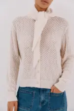 knitted scarf jacket