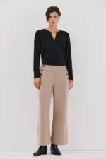 Gold piece top with neckline