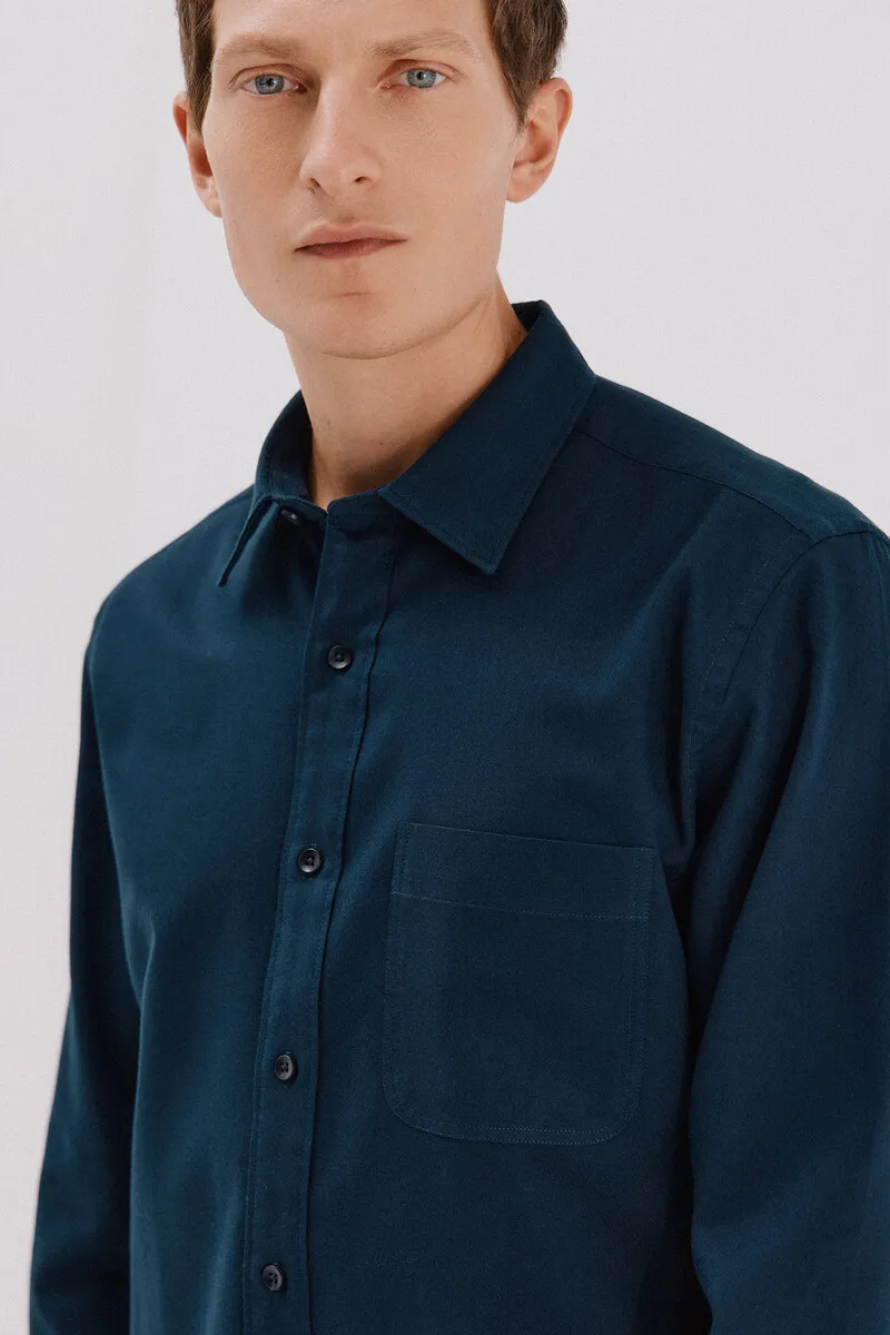 Tencel gabardine shirt