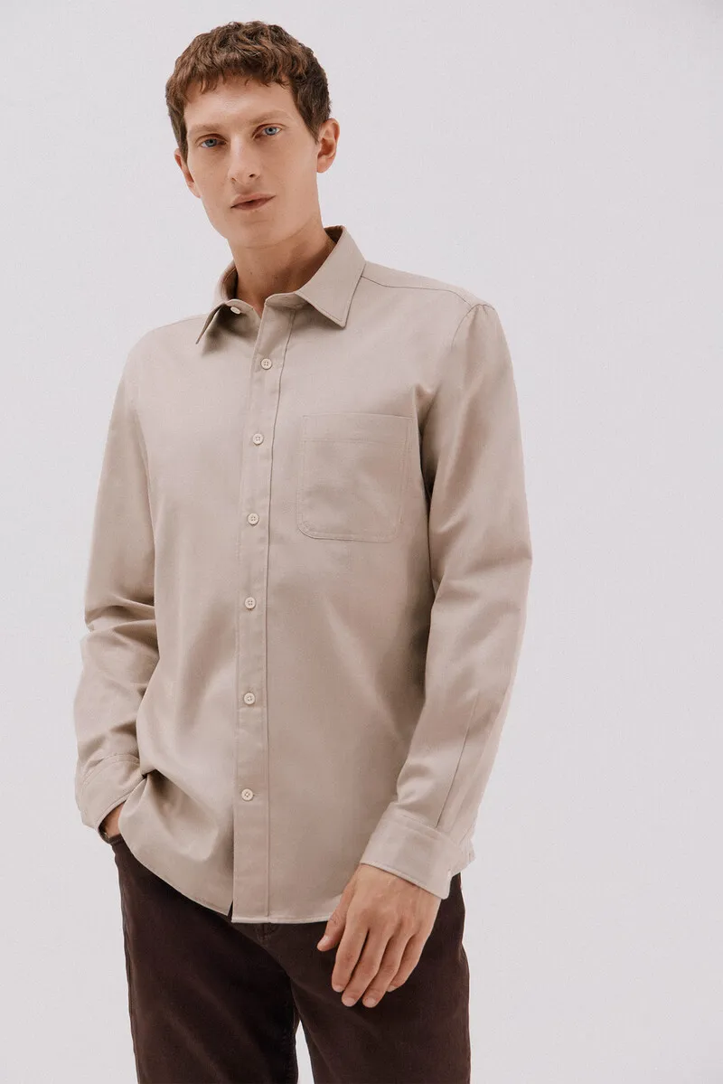 Tencel gabardine shirt