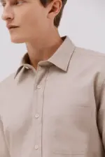 Tencel gabardine shirt