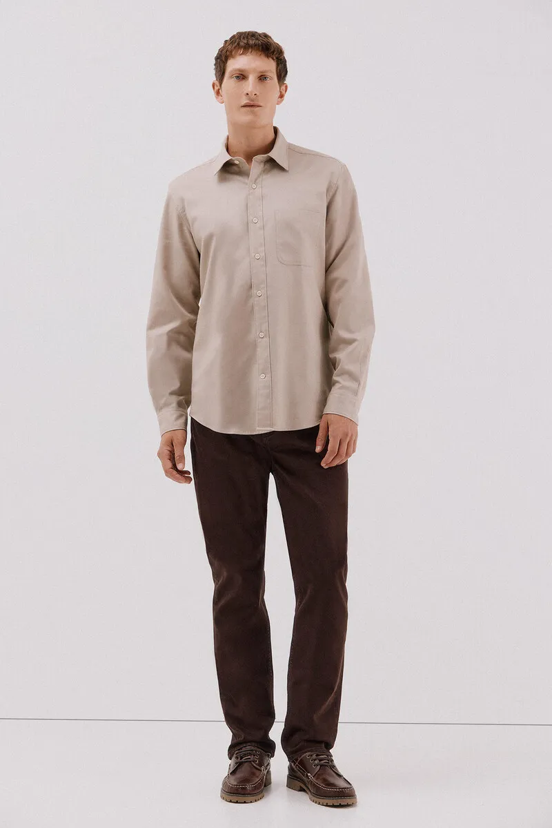 Tencel gabardine shirt