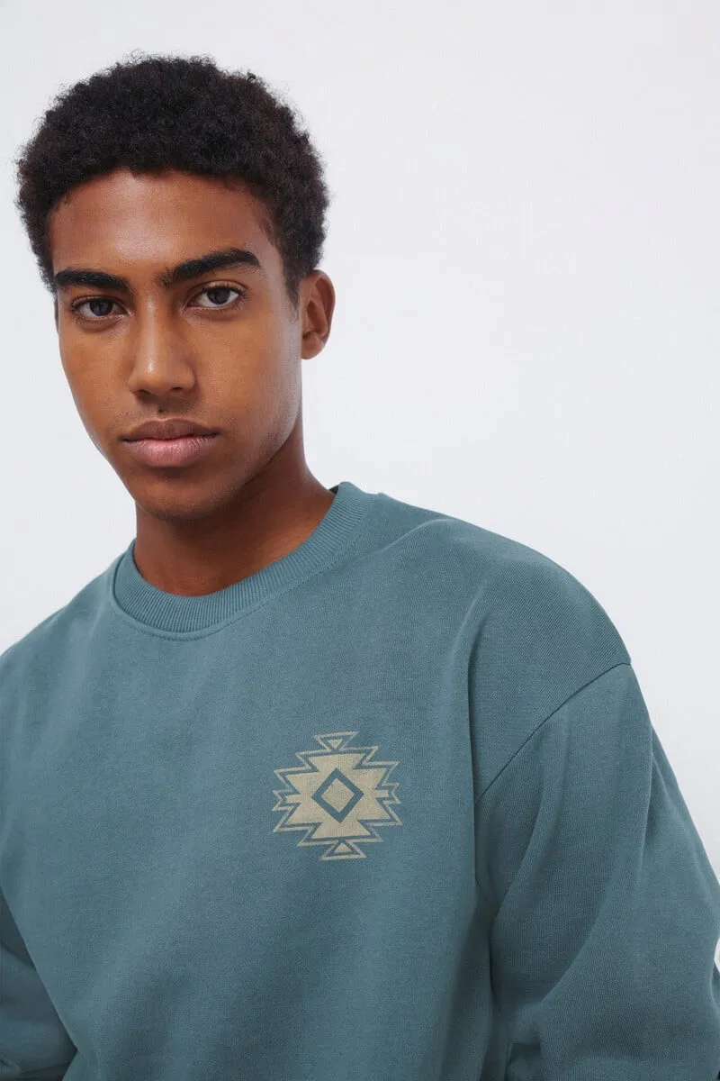 Legend box neck sweatshirt