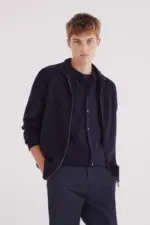 Milano zip-up cardigan