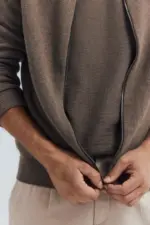 Milano zip-up cardigan