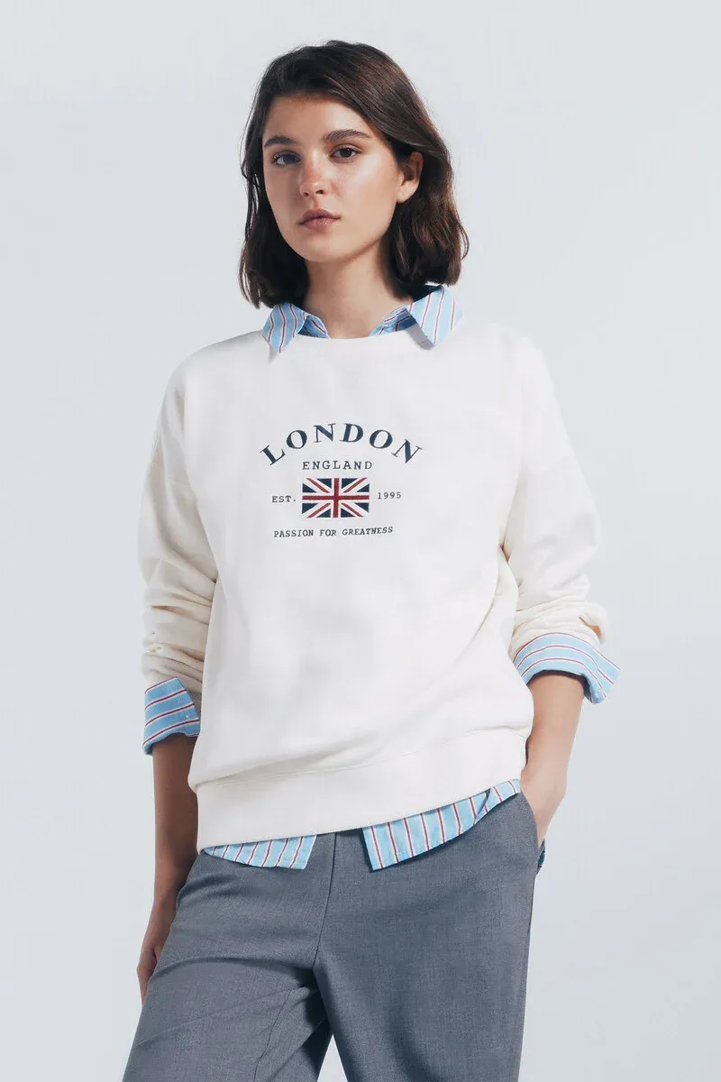 City graphic sweatshirt