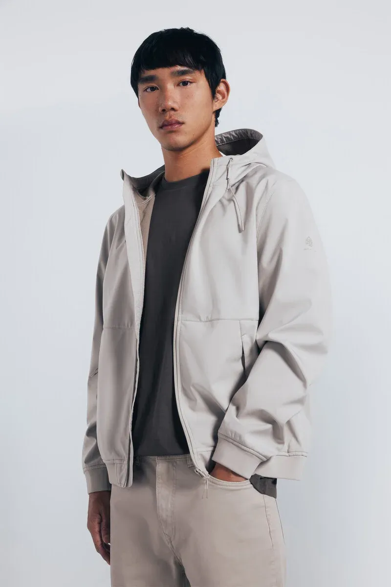 Shoftshell hooded jacket