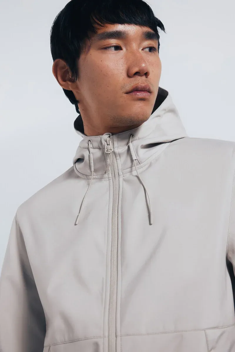Shoftshell hooded jacket