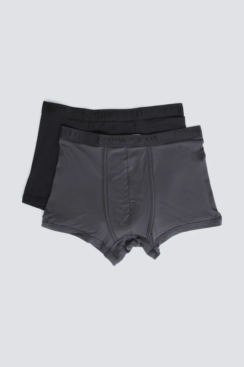 Pack 2 microfiber boxers