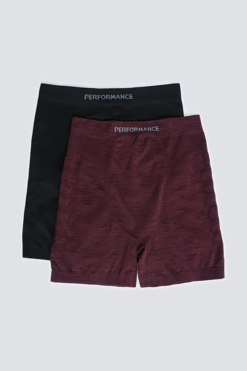 Pack 2 sport seamless boxers