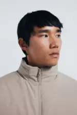 Padded technical jacket