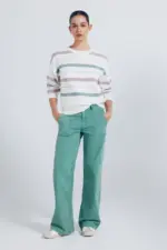 Lurex striped sweater