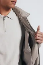 Padded technical jacket