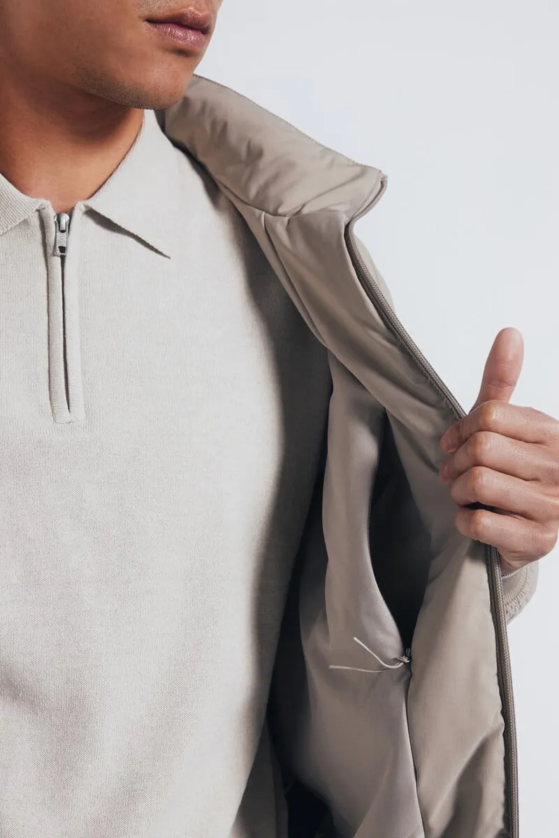 Padded technical jacket