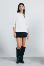 Gradient crystal studded sweater