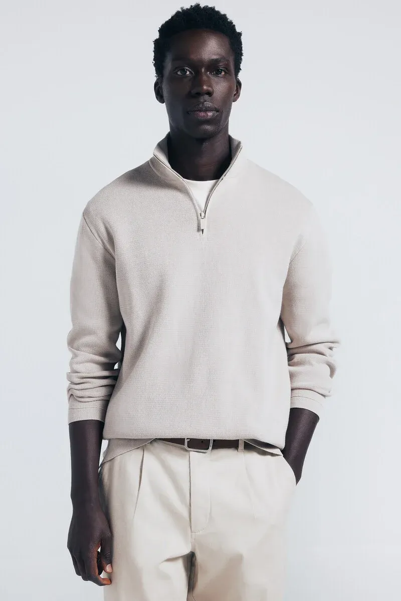 Milano zipper sweater