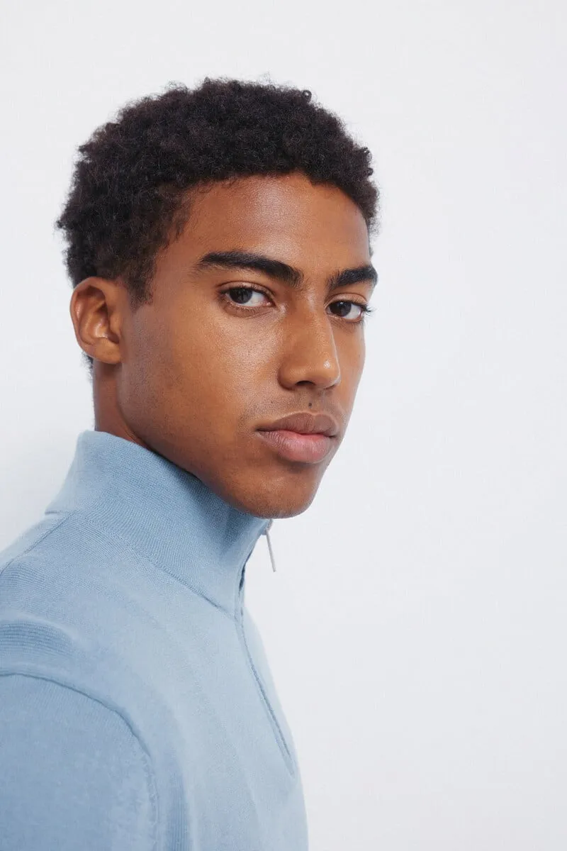 Basic zipper sweater