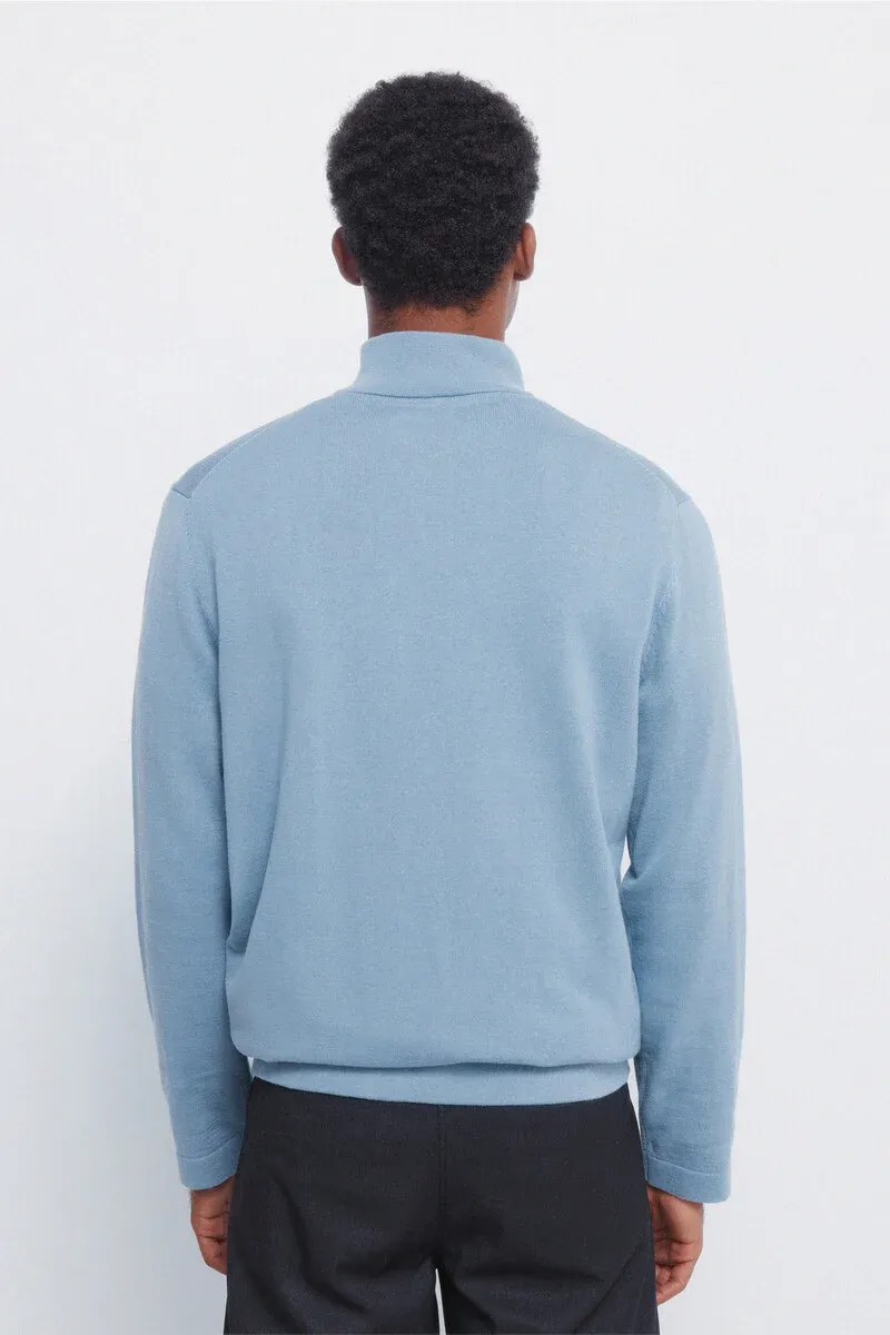 Basic zipper sweater