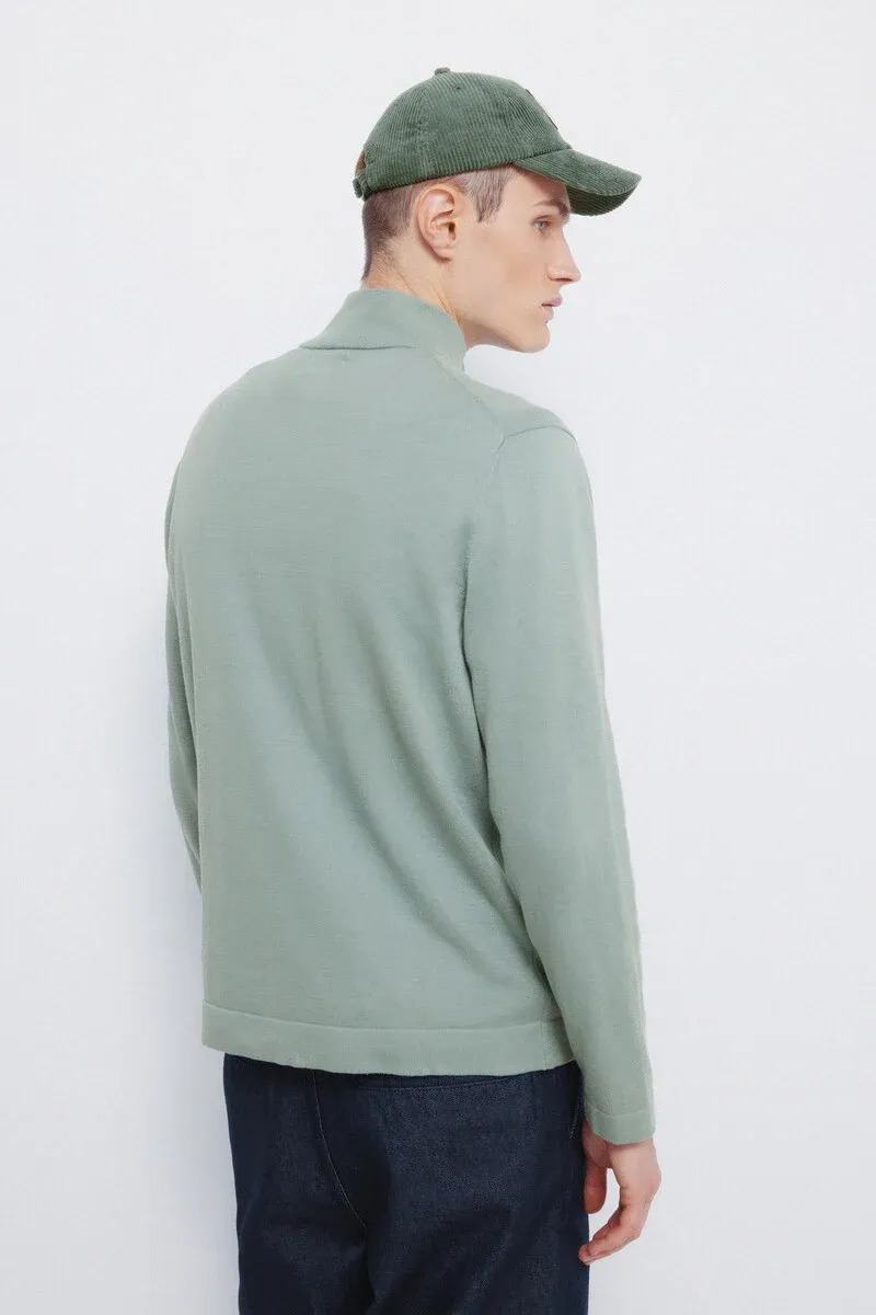 Basic zipper sweater