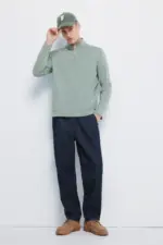 Basic zipper sweater