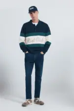 Retro style leather sneaker