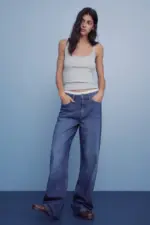 Wide leg jeans