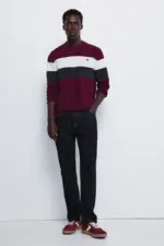 Long sleeve piqué cut t-shirt