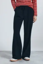 Jogger pants with side stripes