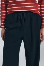 Jogger pants with side stripes