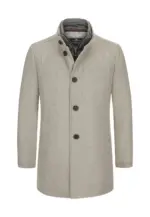 Havana Oatmeal Hybrid Wool Coat - Milestone
