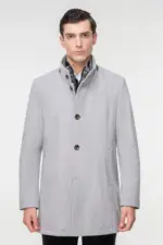 Havana Oatmeal Hybrid Wool Coat - Milestone