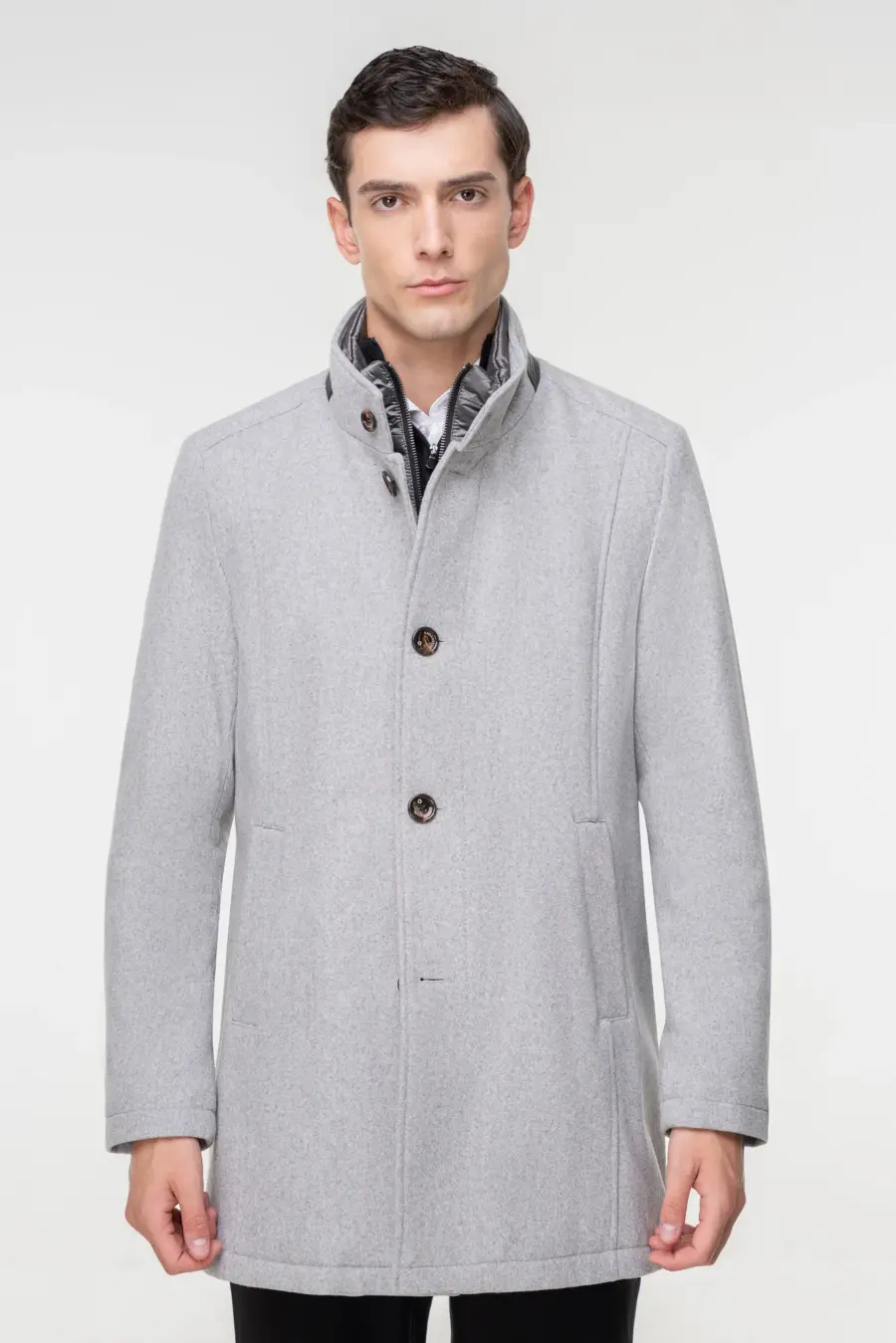 Havana Oatmeal Hybrid Wool Coat - Milestone