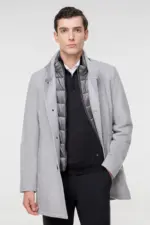 Havana Oatmeal Hybrid Wool Coat - Milestone