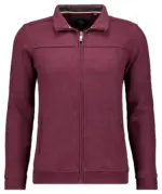 Ragman Sweat Jacket Stand Up Zip Collar Cardigan