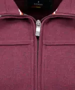 Ragman Sweat Jacket Stand Up Zip Collar Cardigan