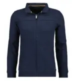 Ragman Sweat Jacket Stand Up Zip Collar Cardigan