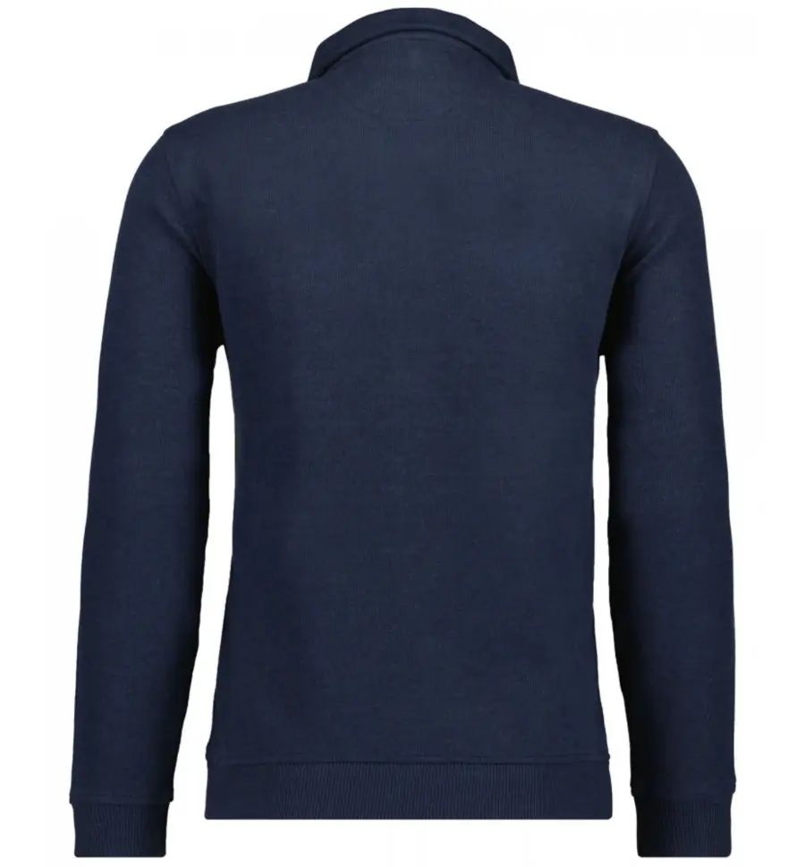 Ragman Sweat Jacket Stand Up Zip Collar Cardigan