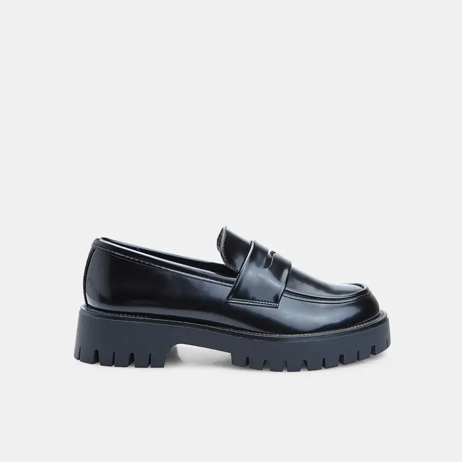 Bata Women's Loafers with Track Sole