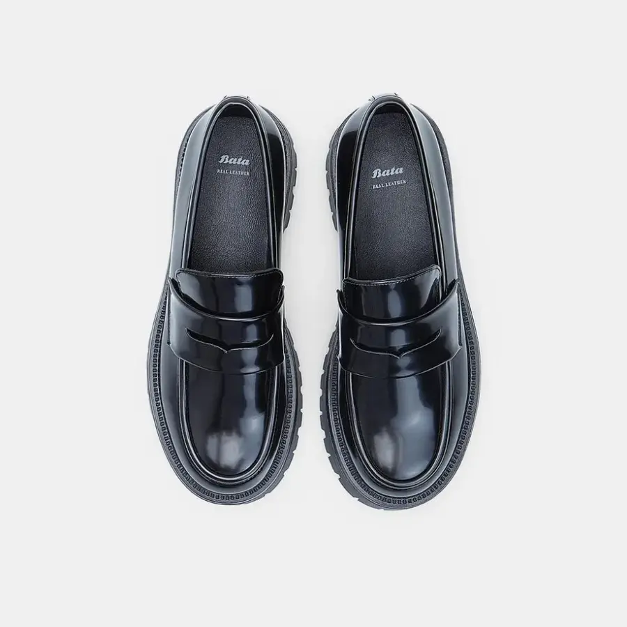 Bata Women's Loafers with Track Sole